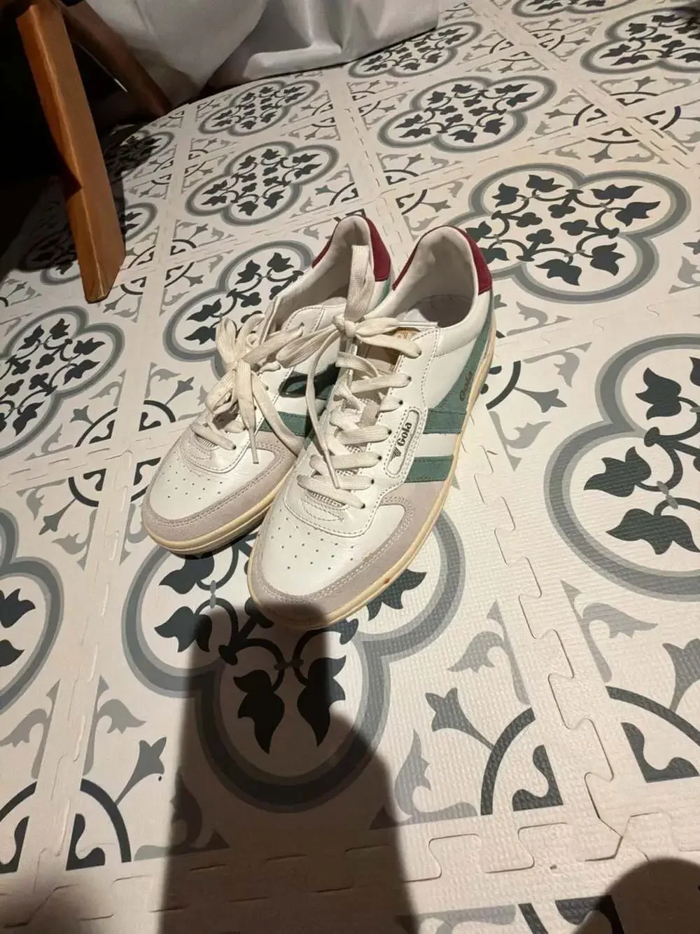 Gola Hawk Sneaker White Green Mist Cerise Grey